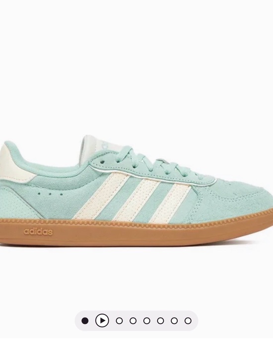 adidas Shoes - Adidas Breaknet Sleek Suede Aqua Cream Gum Sneakers Women’s 8.5
